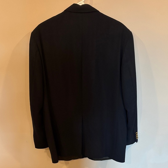 Brooks Brothers Navy Blazer with Brass Buttons Men's 43R - Picture 9 of 10